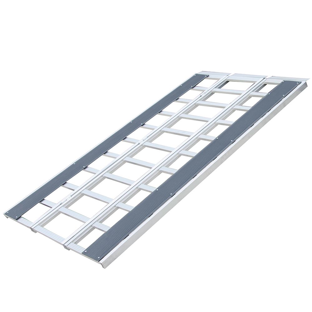 Tri-Fold Aluminum Combination Snowmobile and ATV Loading Ramp 1500 lb. Rated (per ramp)