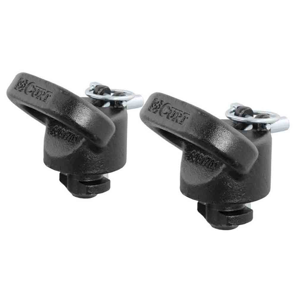 Safety Chain Attachment Brackets for Goosenecks and Fifth Wheels