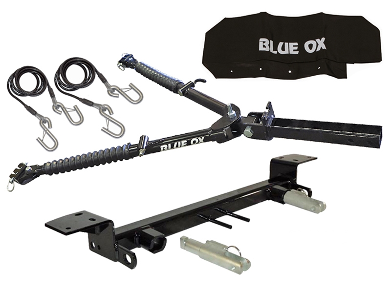 Blue Ox Alpha 2 Tow Bar (6,500 lbs. tow capacity) & Baseplate Combo fits Select Ford Bronco with STANDARD BUMPER (without D'Rings)