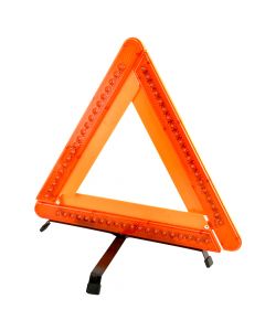 LED Emergency Warning Safety Triangle Kit - Battery Powered