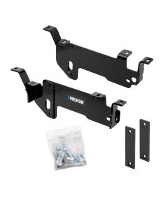 Fifth Wheel Hitch Mounting System Custom Frame Brackets, Outboard Mount Style fits 2013-2019 Ram 3500 (Except Rambox or Air Suspension Models)