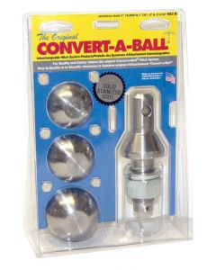 Convert-A-Ball Stainless Steel 3-Ball Set - 1-7/8, 2 and 2-5/16 inch Balls - 1 Inch Shank