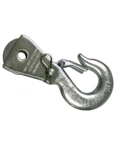 Winch Line Pulley Block with Hook - 8,000 Capacity