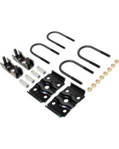 Trailer Axler Over/Under Conversion Kit for 2-3/8" Diameter Round Tube Axle