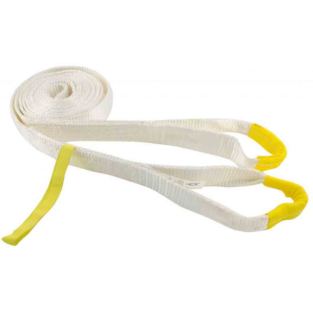 Erickson 2 inch x 20 foot Recovery Strap with Looped Ends - 18,000 lbs. Breaking Strength