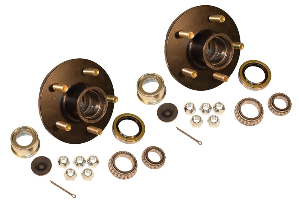 Trailer Hub Kit (H-1000EZ-PR) 5 Bolt on 4-1/2 Inch Circle with 1-3/8 inch & 1-1/16