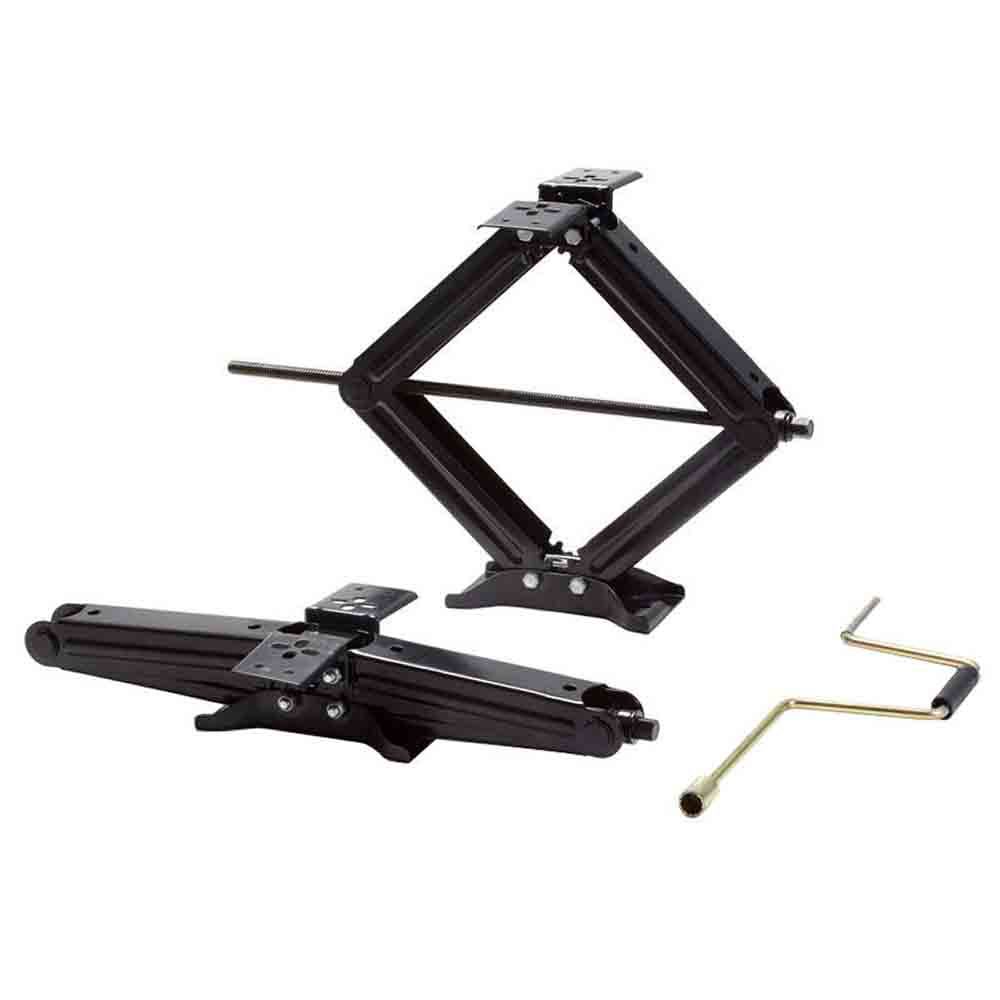 Stabilizer Scissor Jack Kit - Includes (2) 5,000 lb. Capacity Jacks (in tandem) with Handle and Level