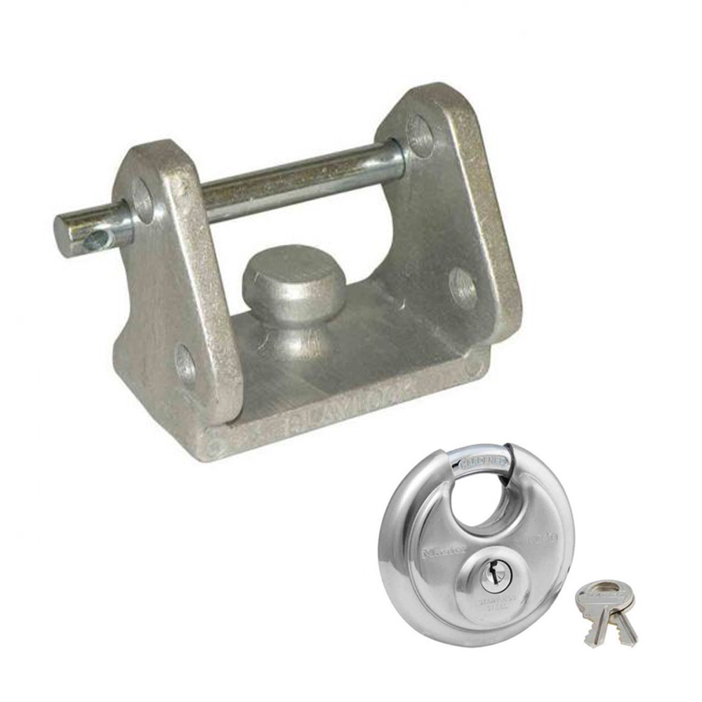 Trailer Coupler Lock With Padlock