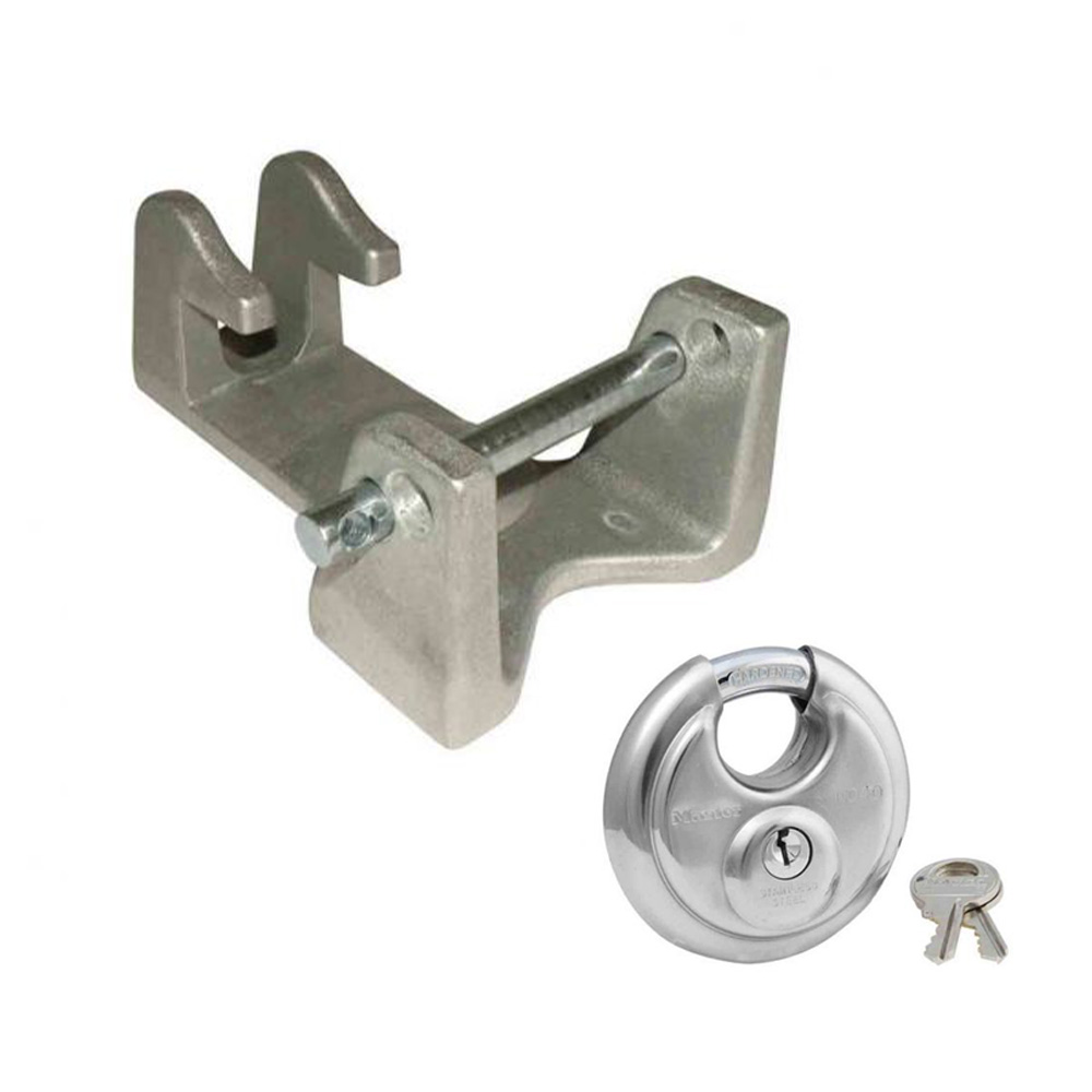 Blaylock Gooseneck Coupler Lock With Disk Padlock