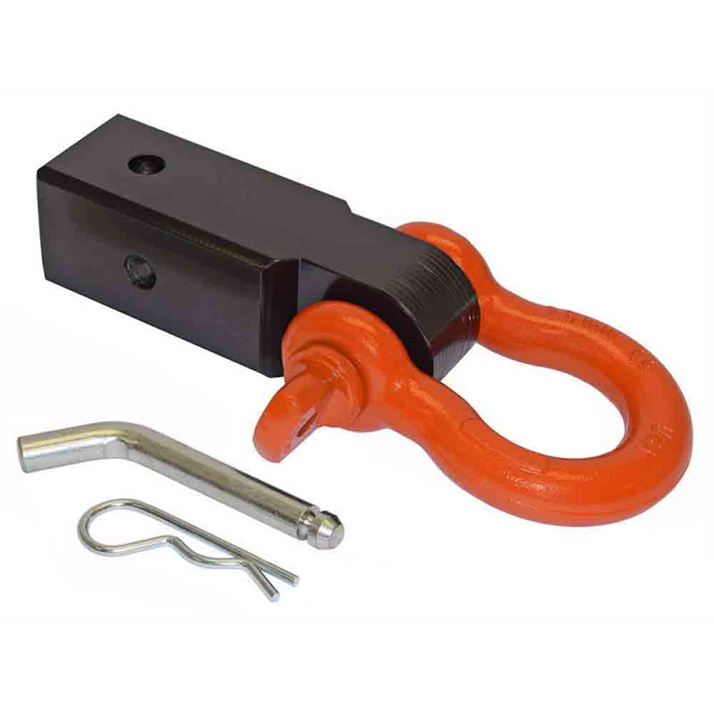 Rigid Hitch (TSM-2525-D) Shackle Mount for 2-1/2 Inch Receivers - 20,000 Working Load Limit - Made in USA